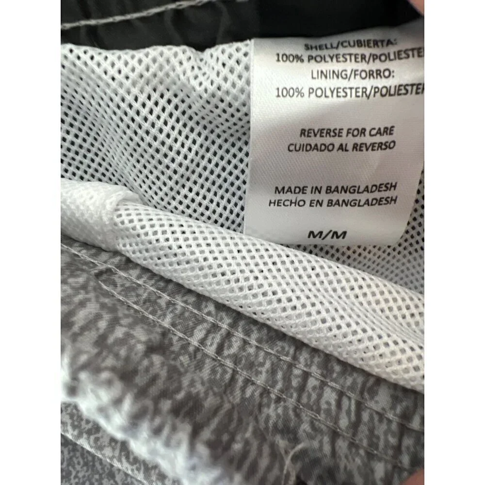 NWT Laguna Originals Size M Grey Swim Shorts Color Blocked Trunks UPF protection